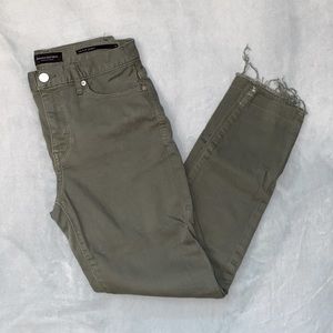 Banana Republic Olive Green Skinny Jeans